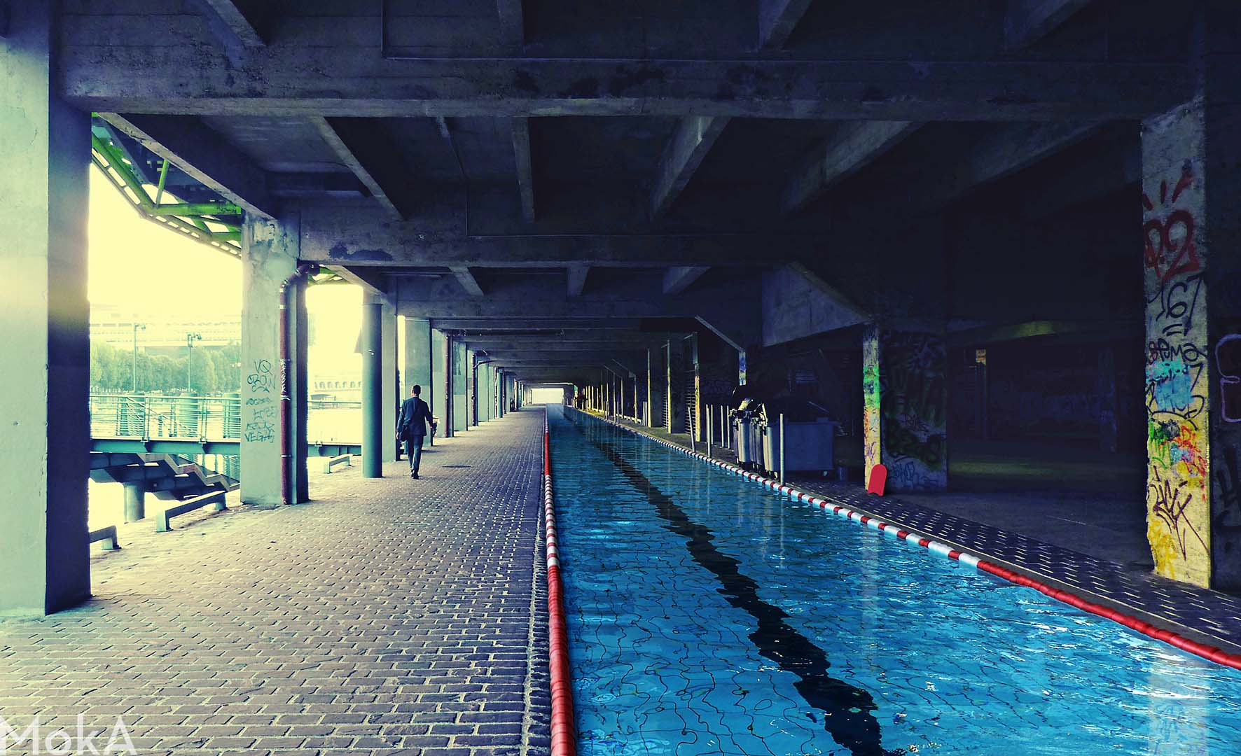 La piscine de la Cité